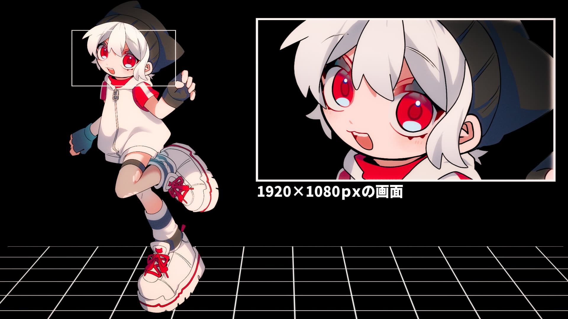 立ち絵のキャンバス設定